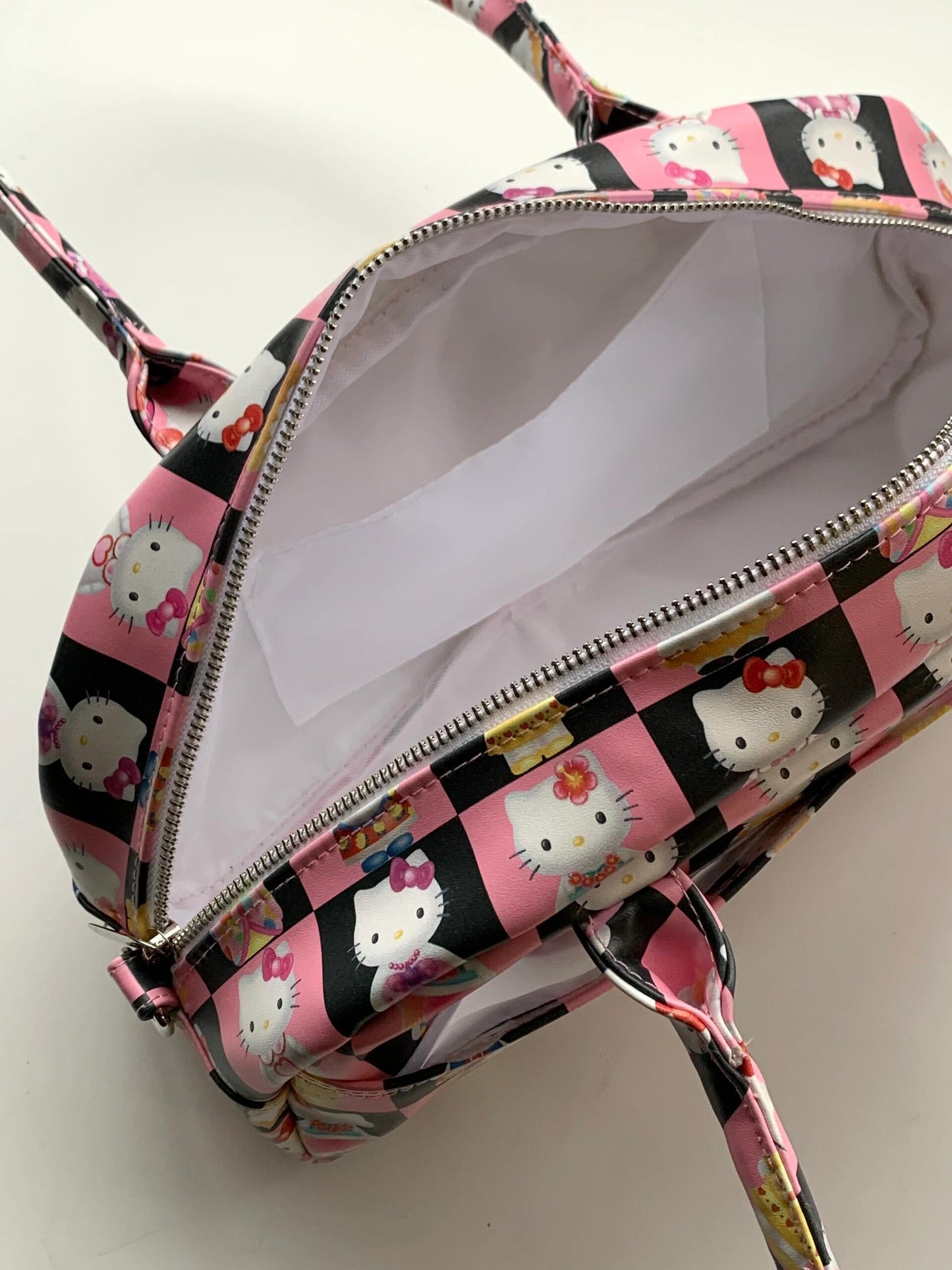 Hellokitty Clutch Tote Two Pockets Handbags Zipper Closure Crossbody Bags Shoulder Purse Handbag for Women