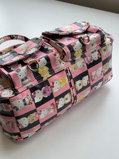 Hellokitty Clutch Tote Two Pockets Handbags Zipper Closure Crossbody Bags Shoulder Purse Handbag for Women