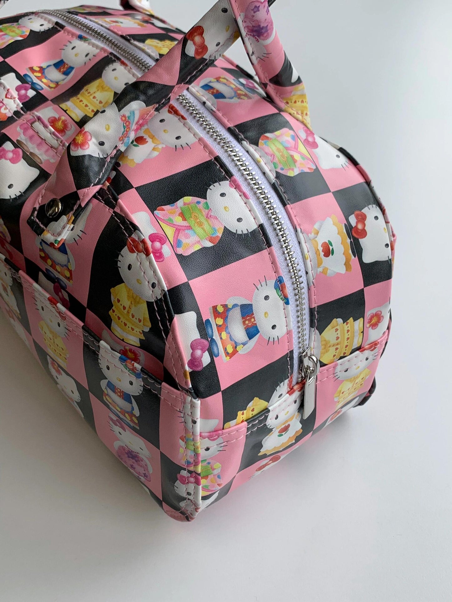 Hellokitty Clutch Tote Two Pockets Handbags Zipper Closure Crossbody Bags Shoulder Purse Handbag for Women