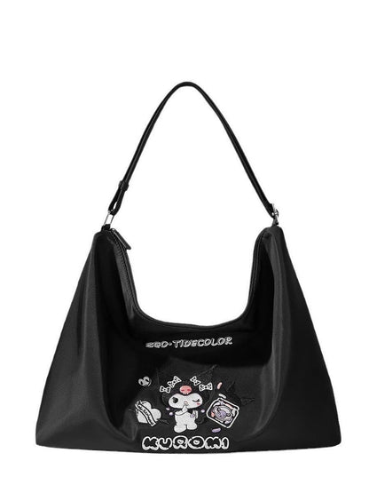 Sanrio Nylon Crossbody Bag Messenger Handbags Large Crossbody Aesthetic Commuter Tote Bag Shoulder Bag