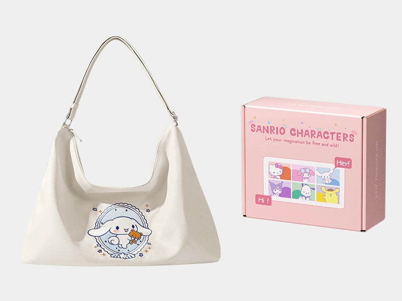 Sanrio Nylon Crossbody Bag Messenger Handbags Large Crossbody Aesthetic Commuter Tote Bag Shoulder Bag