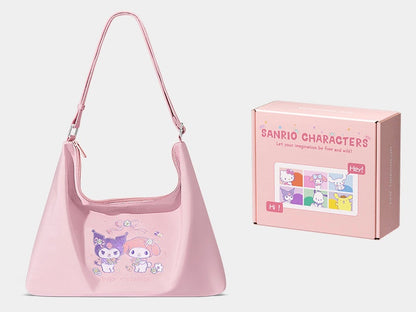 Sanrio Nylon Crossbody Bag Messenger Handbags Large Crossbody Aesthetic Commuter Tote Bag Shoulder Bag