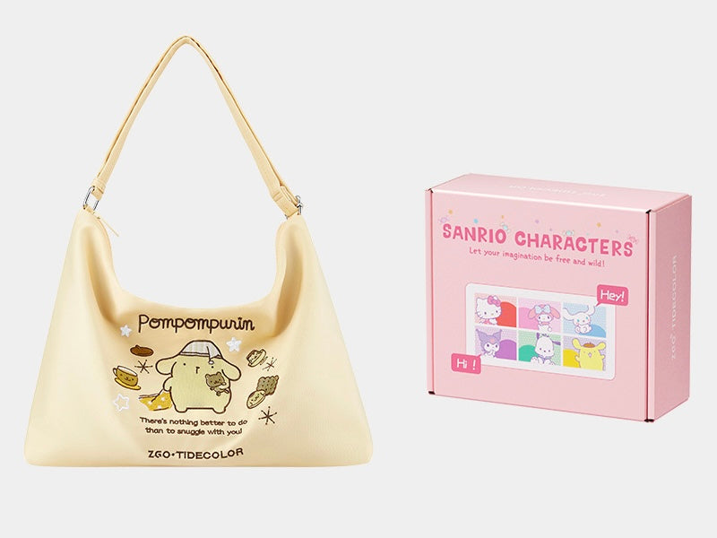 Sanrio Nylon Crossbody Bag Messenger Handbags Large Crossbody Aesthetic Commuter Tote Bag Shoulder Bag