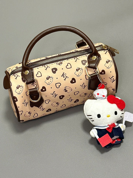 Hellokitty Brown Casual Handbag