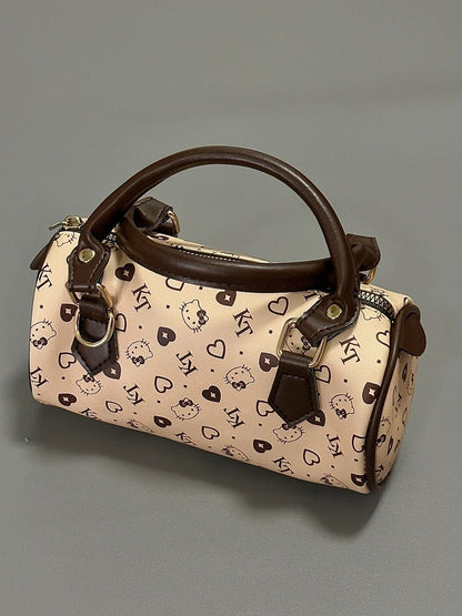 Hellokitty Brown Casual Handbag