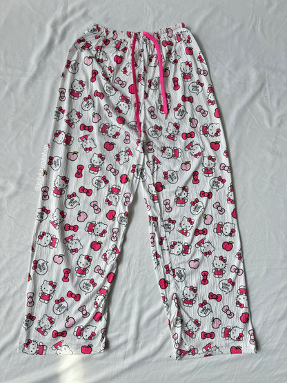 Hellokitty Pants Pajama Cute Soft Long Bottoms Women Pjs Pj Jammies Gift