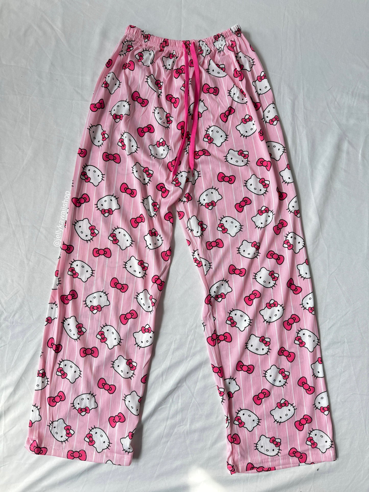 Hellokitty Pants Pajama Cute Soft Long Bottoms Women Pjs Pj Jammies Gift