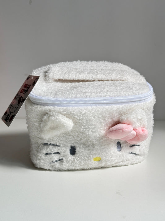 Sanrio Plush Travel Makeup Portable Storage Bag Dividers for Cosmetics Makeup Brushes Toiletry Jewelry Digital Accessories