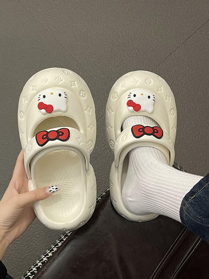 Hello Kitty Clogs Slip on Water Shoes Casual Summer for Girls