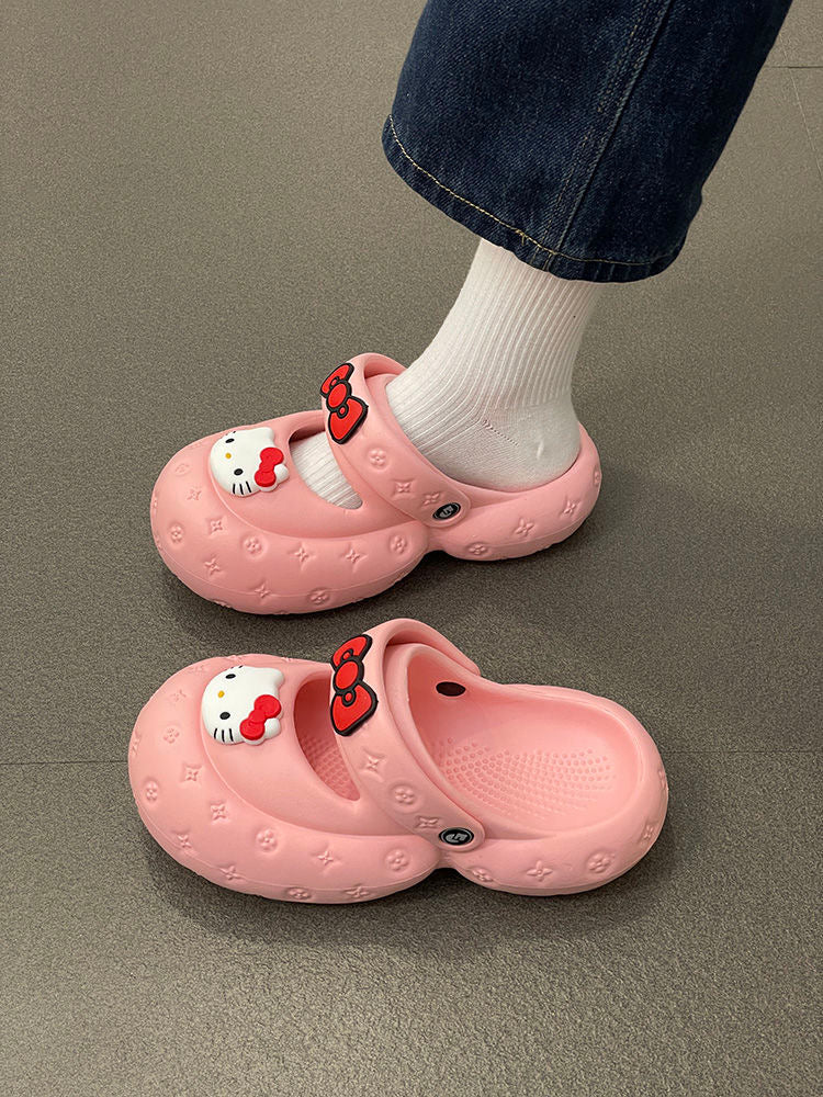 Hello Kitty Clogs Slip on Water Shoes Casual Summer for Girls