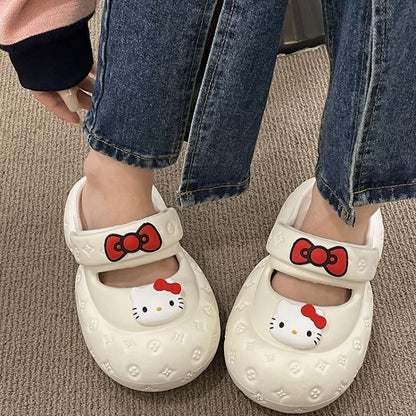 Hello Kitty Clogs Slip on Water Shoes Casual Summer for Girls