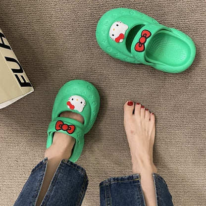 Hello Kitty Clogs Slip on Water Shoes Casual Summer for Girls