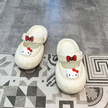 Hello Kitty Clogs Slip on Water Shoes Casual Summer for Girls