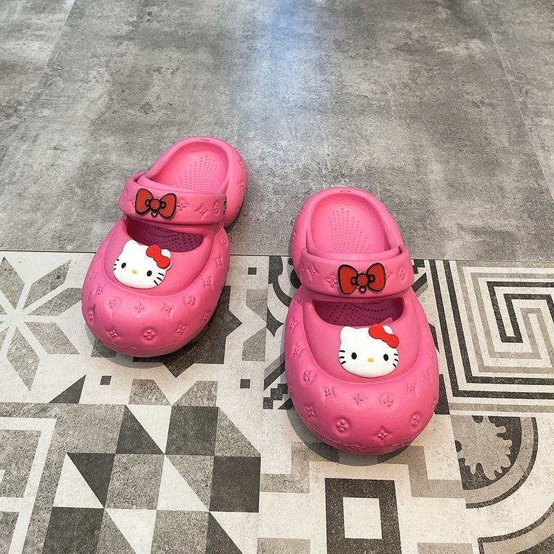 Hello Kitty Clogs Slip on Water Shoes Casual Summer for Girls