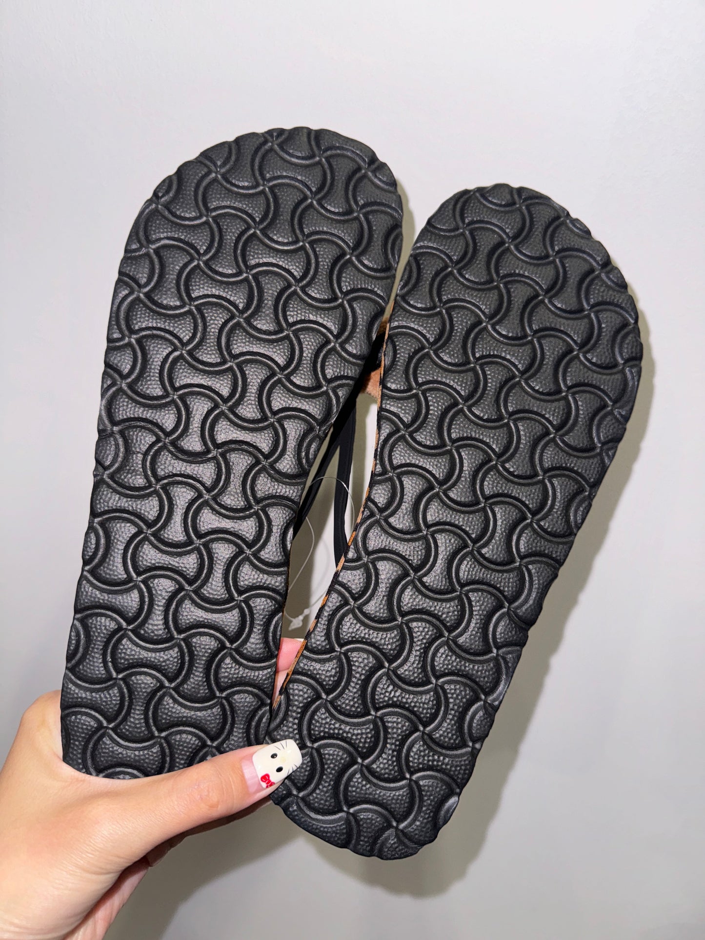 Hellokitty Leopard Print Flip Flops Beach Shoe