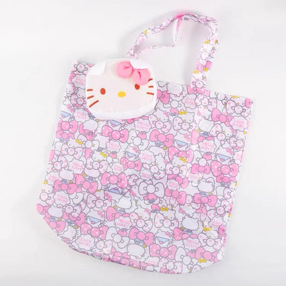 Sanrio Lightweight Portable Grocery Bag Large Capacity Shopping Bag Durable Reusable Tote Bag Travel Accessories