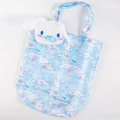 Sanrio Lightweight Portable Grocery Bag Large Capacity Shopping Bag Durable Reusable Tote Bag Travel Accessories