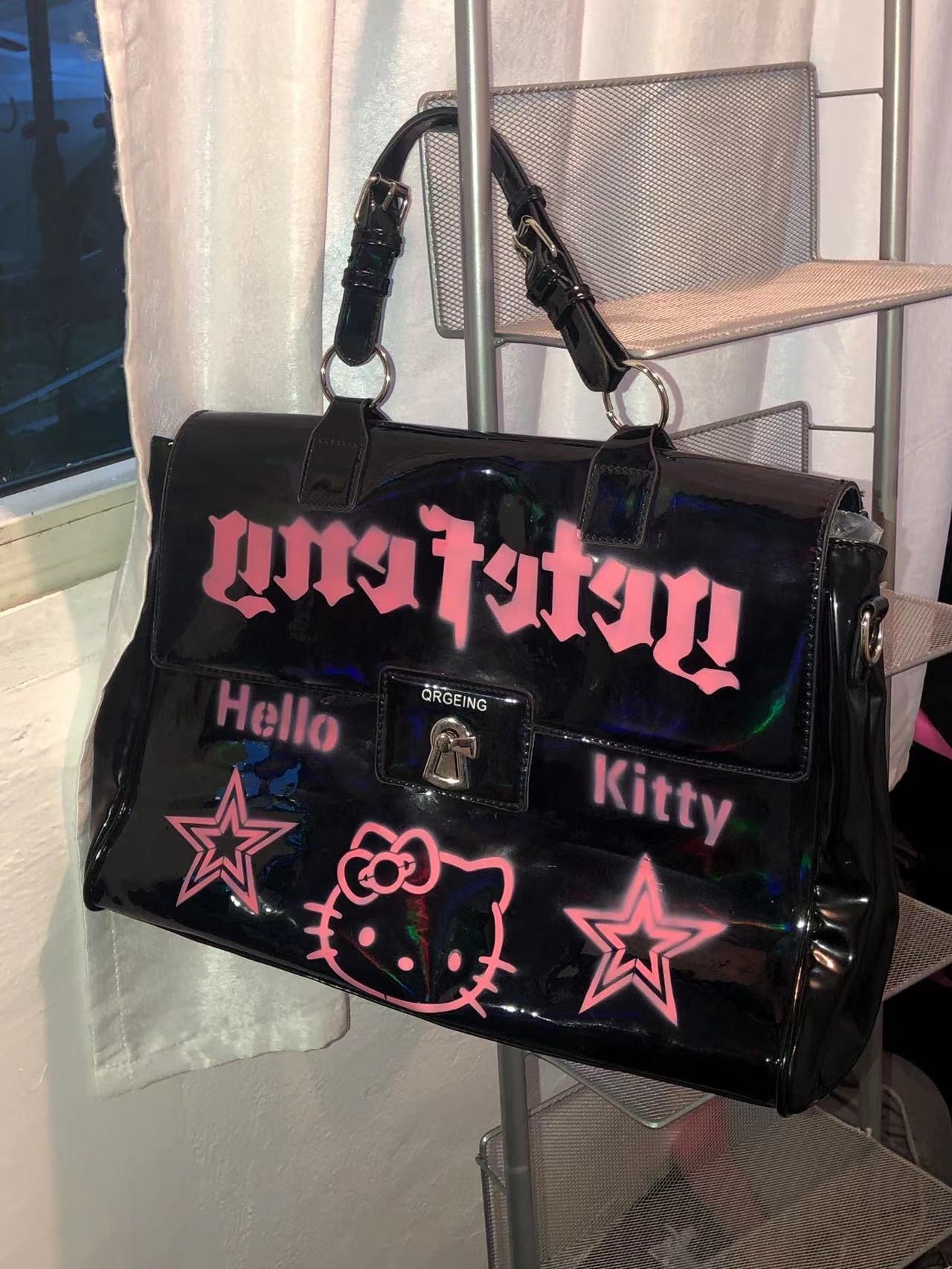 Hellokitty Women Fashion Handbag Purses Crossbody PU Leather Satchel Shoulder Messenger Bags Tote