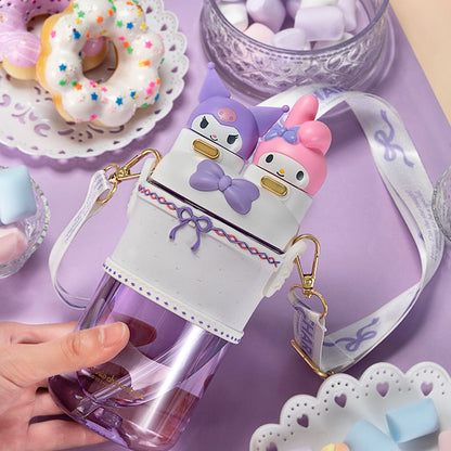 Kuromi and my melody Water Bottle (700ml)