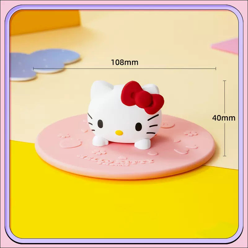 Sanrio silicone cup lids