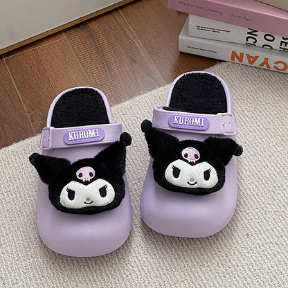 Sanrio Fuzzy  Slippers Winter Warm Plush