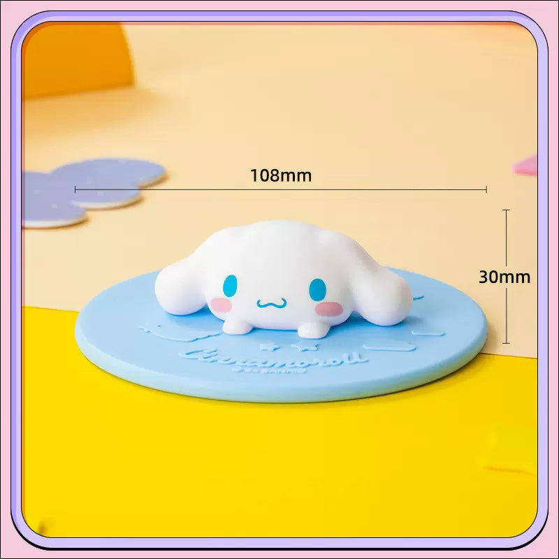 Sanrio silicone cup lids