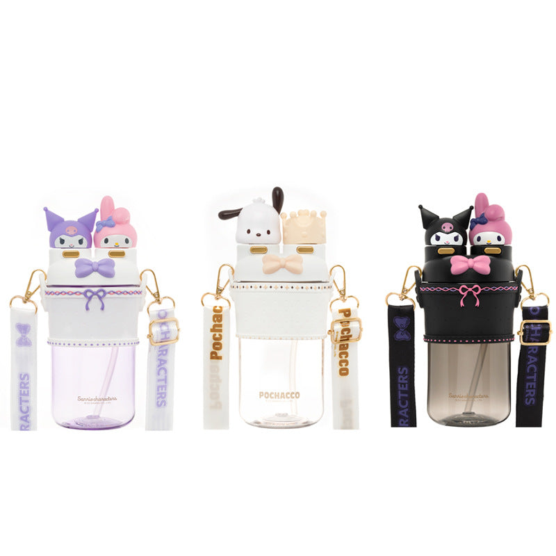 Kuromi and my melody Water Bottle (700ml)