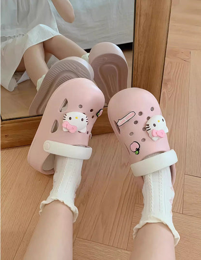 Sanrio Clogs Platform Shoes Sandal Casual Summer