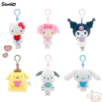 Sanrio Hugging Heart Plush Doll Pendant