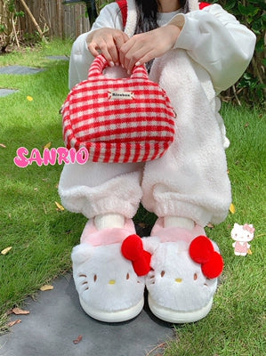 Hello Kitty  Warm home plush shoes