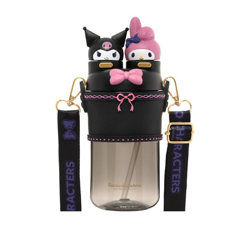 Kuromi and my melody Water Bottle (700ml)