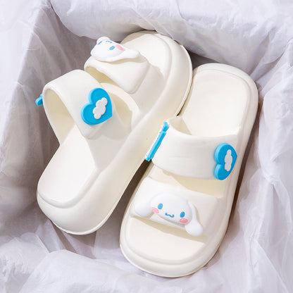 Sanrio Sandals Double Strap Waterproof EVA Chunky Slides