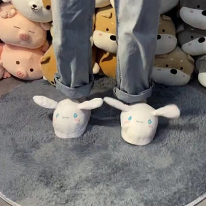 Moving Ears Cinnamoroll Slippers