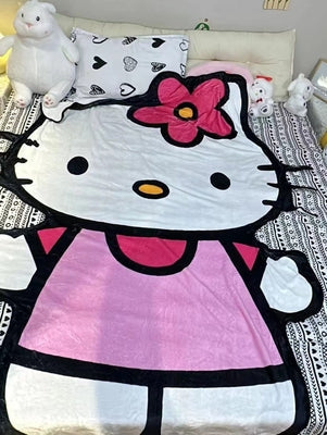 Hello Kitty Shaped Blanket My melody/ cinnamoroll Gift