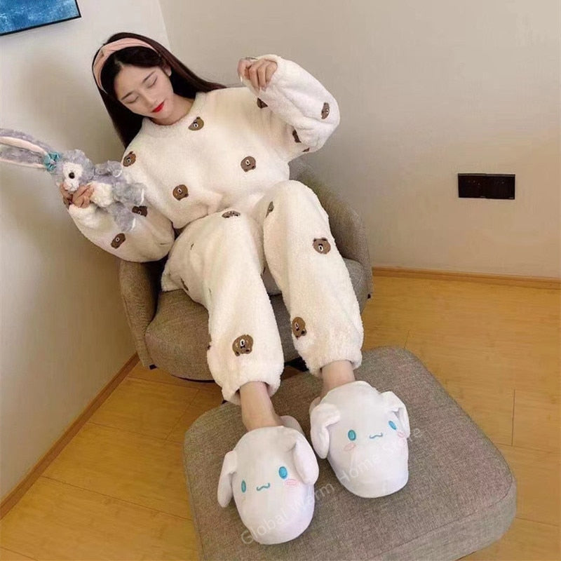 Moving Ears Cinnamoroll Slippers