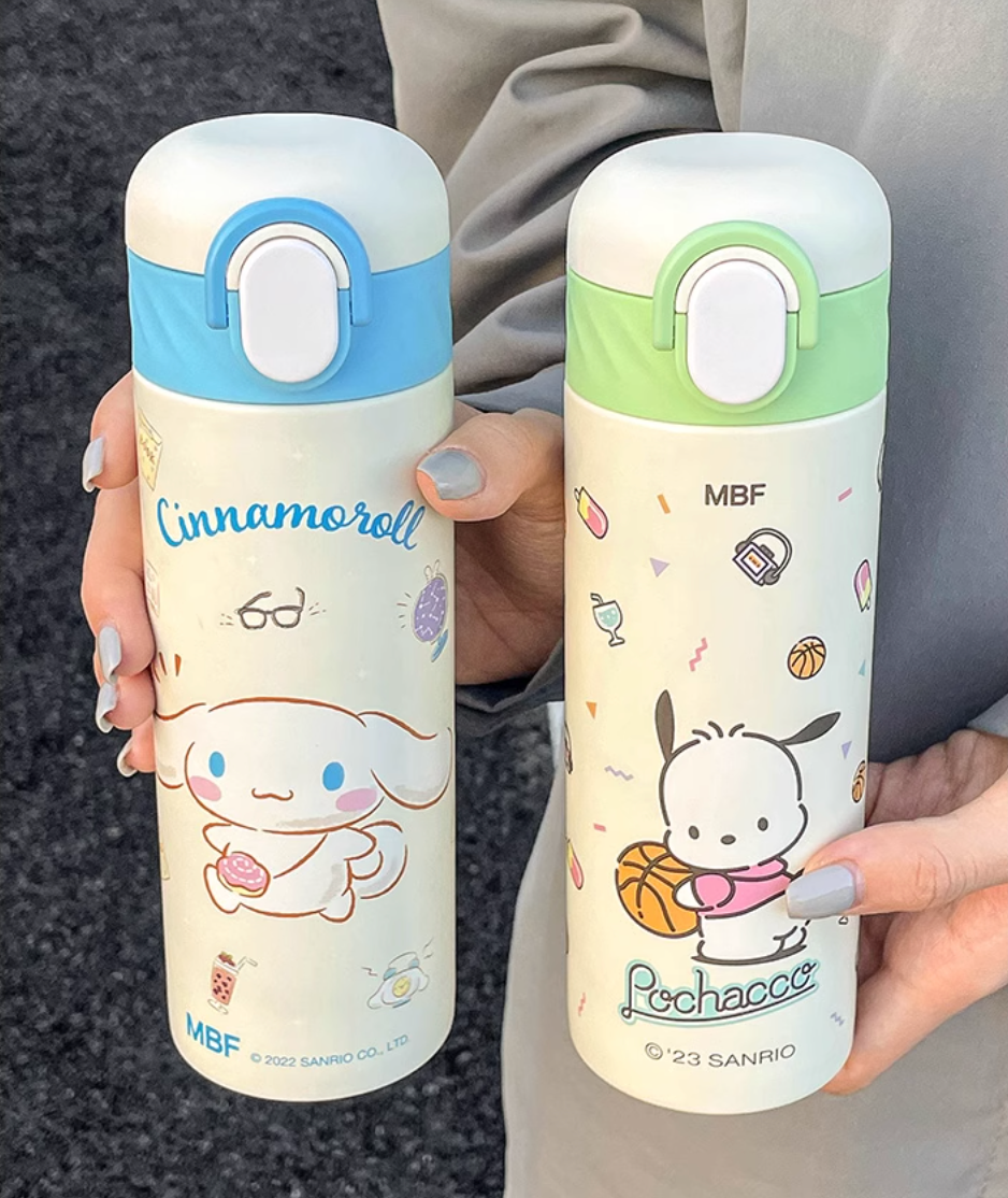 Sanrio Straw vacuum bottle 420ml