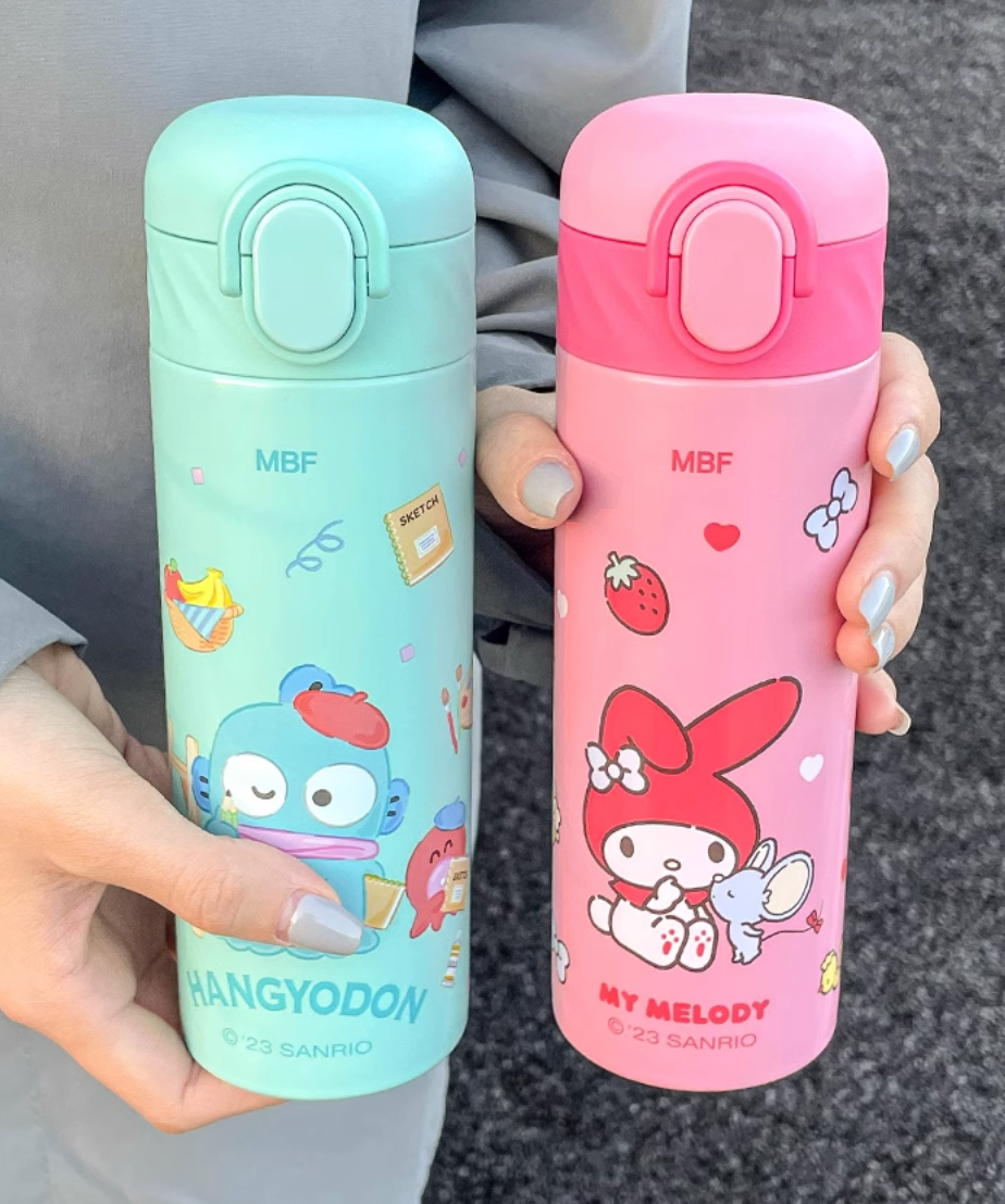 Sanrio Straw vacuum bottle 420ml