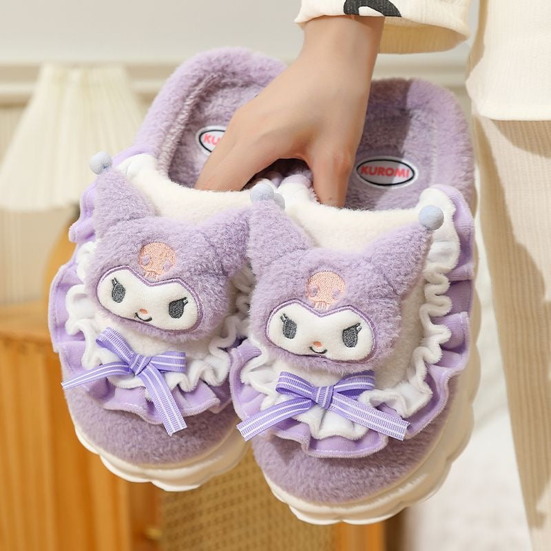 Sanrio Fuzzy Slippers House Slippers