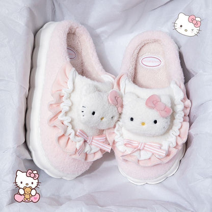 Sanrio Fuzzy Slippers House Slippers