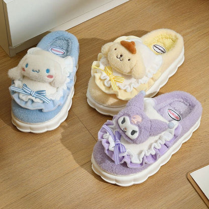 Sanrio Fuzzy Slippers House Slippers