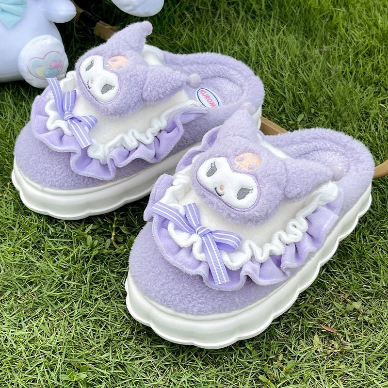 Sanrio Fuzzy Slippers House Slippers