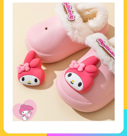 Sanrio Kids' Warm Plush Slippers