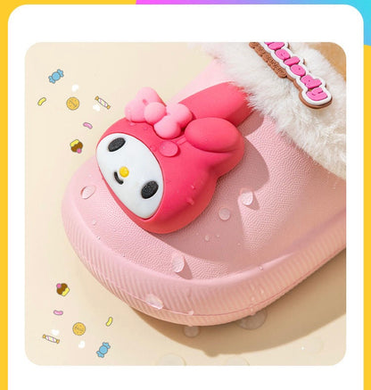 Sanrio Kids' Warm Plush Slippers