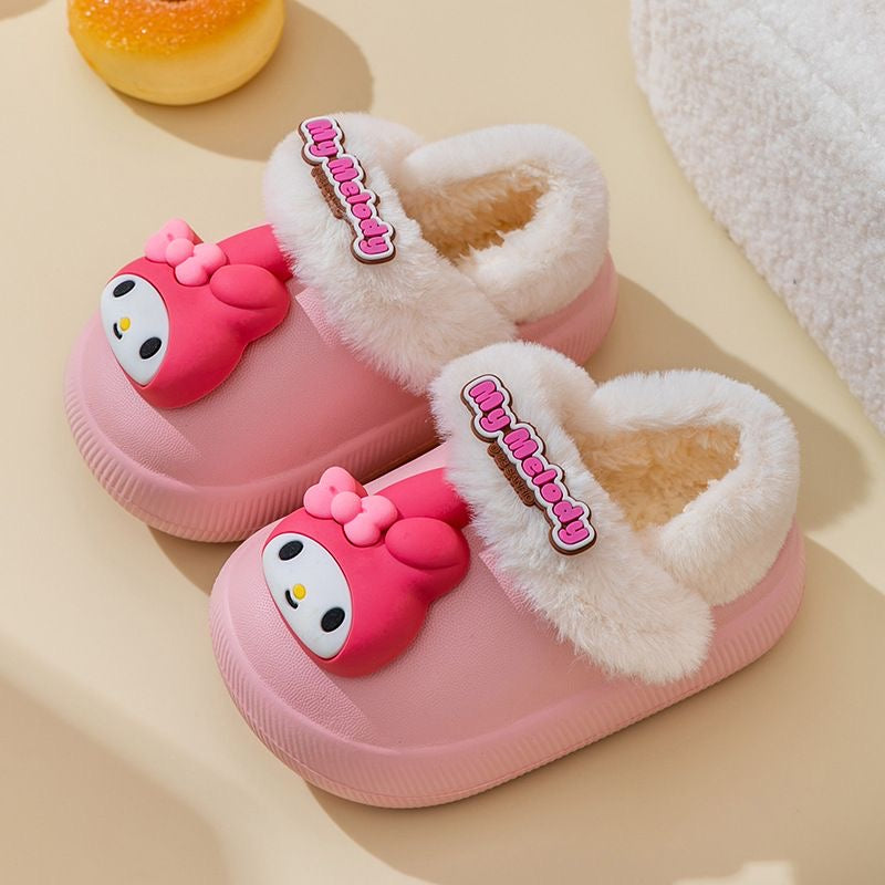 Sanrio Kids' Warm Plush Slippers