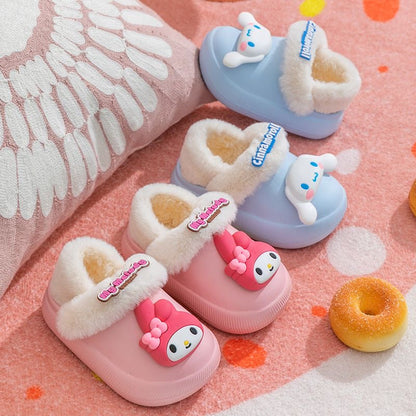 Sanrio Kids' Warm Plush Slippers