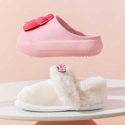 Sanrio Kids' Warm Plush Slippers