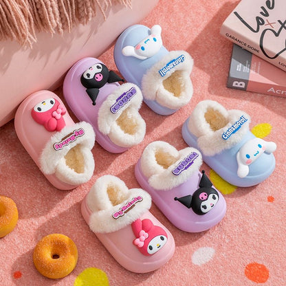 Sanrio Kids' Warm Plush Slippers